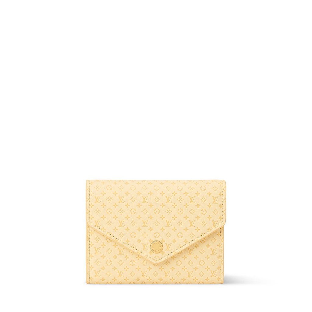 Victorine Minigram Calfskin Compact Wallet M29412 For Women