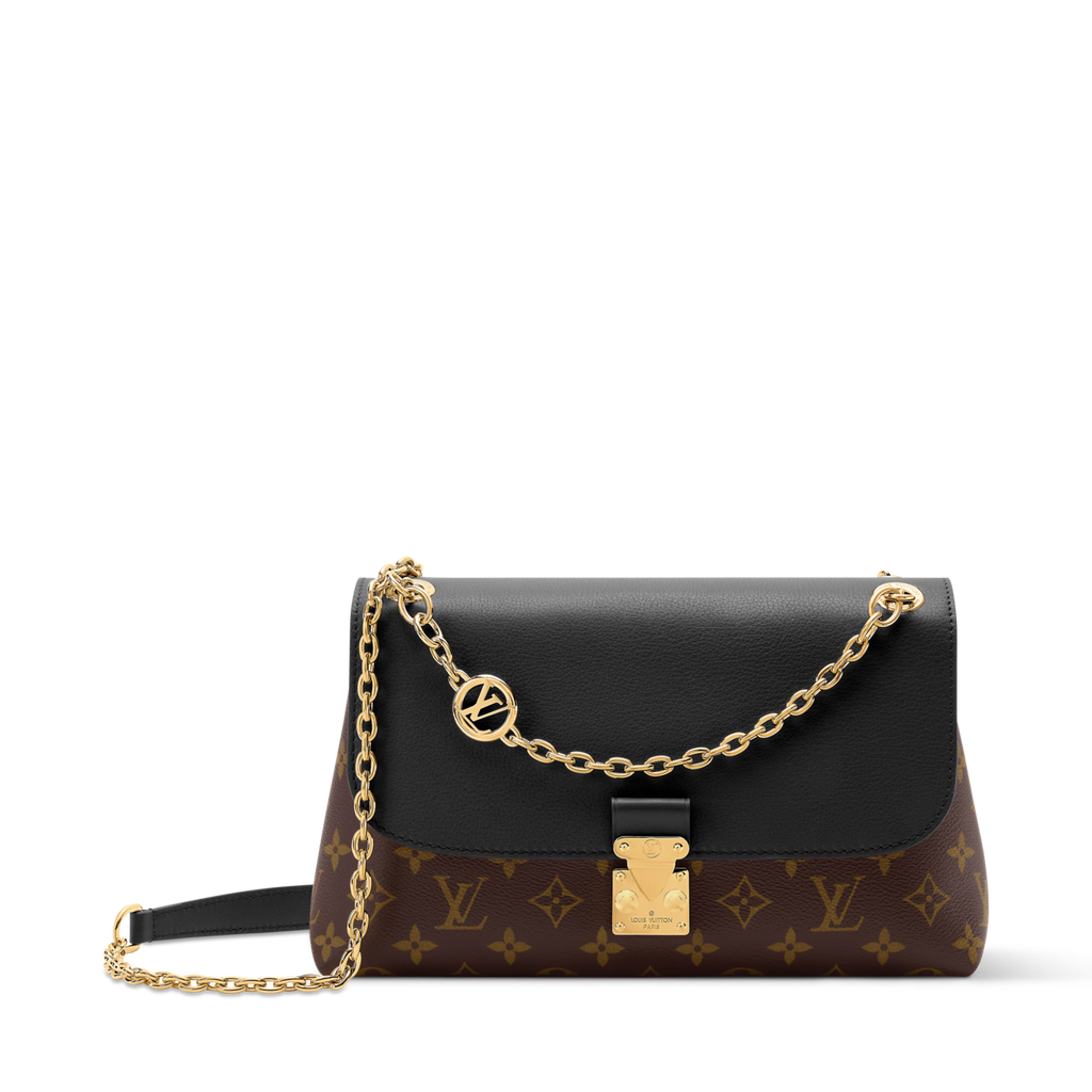 Madeleine PM Monogram Cognac Canvas Shoulder Bag For Women