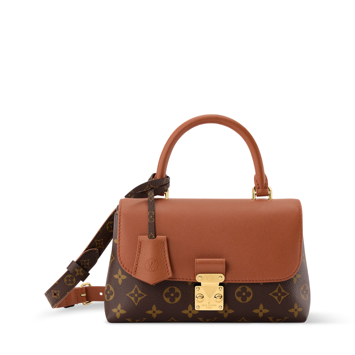 Black Coated Canvas & Leather Shoulder Bag product image 16