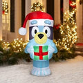 5ft Holiday Santa Claus Inflatable Yard Decoration