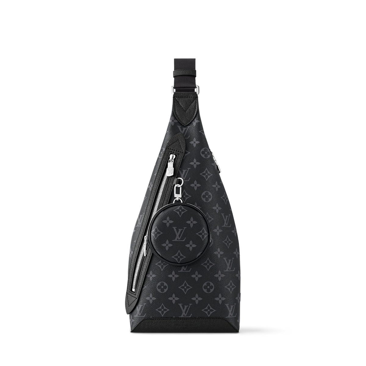 Duo Slingbag Monogram Black Shoes For Men