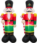 5FT Christmas Nutcracker Inflatable Yard Decoration 2Pcs