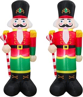 5FT Christmas Nutcracker Inflatable Yard Decoration 2Pcs