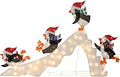 7 FT Christmas Penguin Yard Decoration