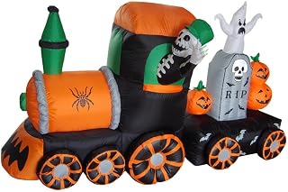 7 FT Halloween Skeleton Inflatable Yard Decoration