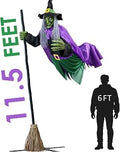 11.5 Ft Halloween Witch Yard Decoration