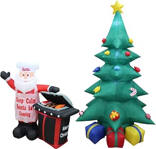 Christmas Santa Claus Inflatable Yard Decoration