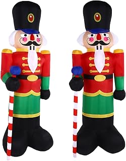 8ft Christmas Nutcracker Inflatable Yard Decoration
