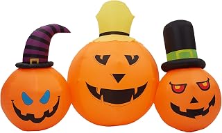 Holiday Pumpkin Inflatable Yard Decoration 3Pack
