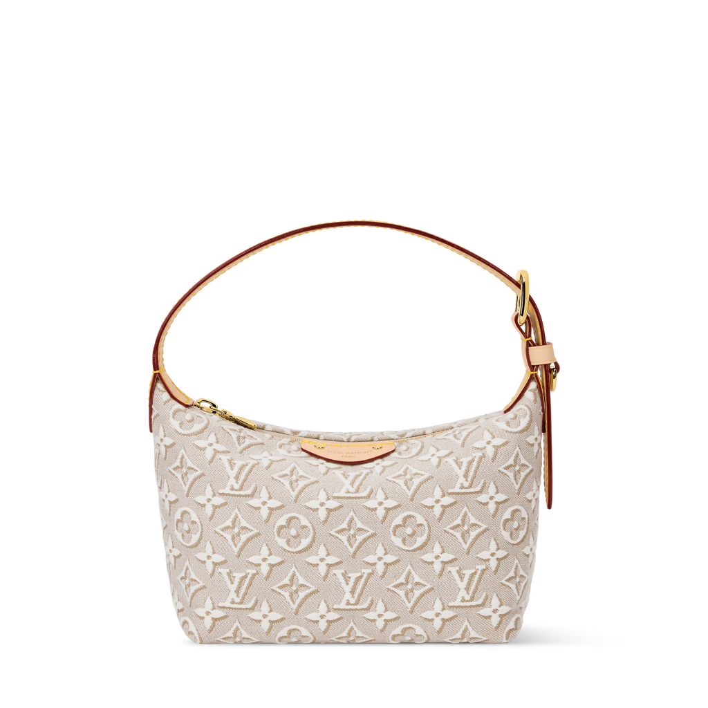 Pochette Hills Monogram Emblème Peuplier Jacquard Chain Wallet For Women