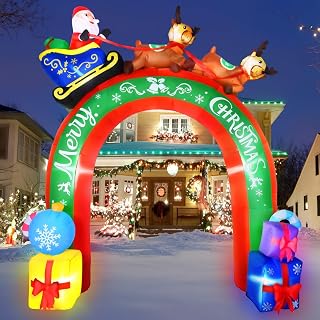 10 FT Christmas Santa Claus Inflatable Yard Decoration