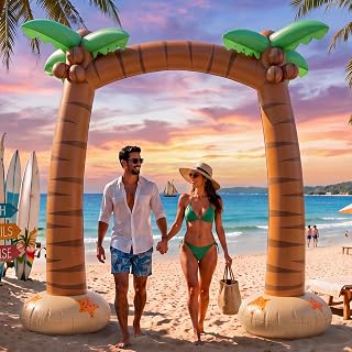 9 ft Holiday Archway Inflatable Yard Decoration