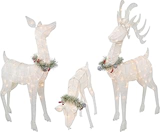 Christmas Reindeer Family Outdoor Garland