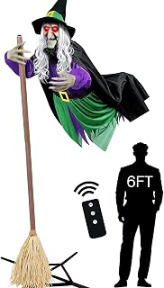 11.5 Ft Halloween Witch Yard Decoration