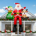 8FT Christmas Reindeer Inflatable Yard Decoration