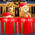 5.5FT Christmas Gift Box Inflatable Yard Decoration