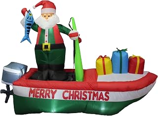 Holiday Santa Claus Inflatable Yard Decoration