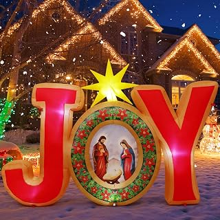 5.3FT Christmas Nativity Scene Inflatable Yard Decoration