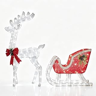 4ft Christmas Reindeer Yard Decoration