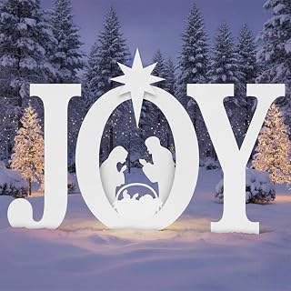 Christmas Nativity Scene Yard Decoration 3 Piece