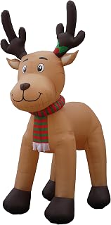 15 FT Christmas Reindeer Inflatable Yard Decoration