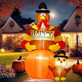6 FT Fall Pumpkin Inflatable Yard Decoration