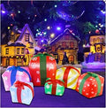8 FT Christmas Gift Box Inflatable Yard Decoration