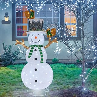 Christmas Snowman Family Yard Decoration