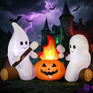 6FT Halloween Ghost Inflatable Yard Decoration