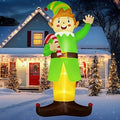 12FT Christmas Elf Inflatable Yard Decoration