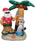 Holiday Santa Claus Inflatable Yard Decoration