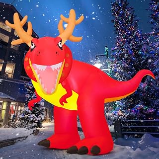 6FT Christmas Reindeer Inflatable Yard Decoration