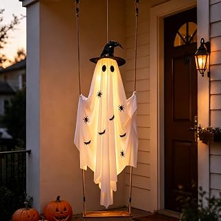 5 Ft Halloween Ghost Yard Decoration