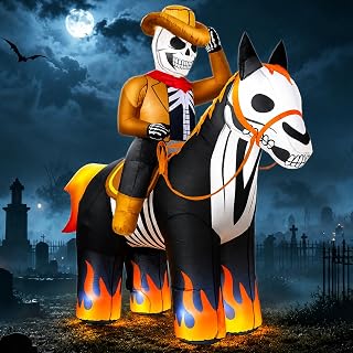 7FT Halloween Skeleton Inflatable Yard Decoration