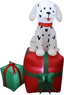5 FT Christmas Gift Box Inflatable Yard Decoration