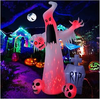 12 FT Halloween Ghost Inflatable Yard Decoration