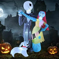 6Ft Halloween Skeleton Inflatable Yard Decoration