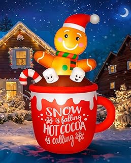 6FT Christmas Inflatable Yard Decoration