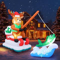 14 ft Christmas Santa Claus Inflatable Yard Decoration
