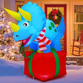 5FT Christmas Gift Box Inflatable Yard Decoration
