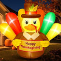5 ft Fall Turkey Inflatable Yard Decoration