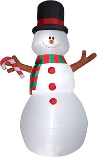 10 ft Christmas Snowman Inflatable Yard Decoration