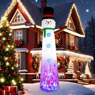 12ft Christmas Snowman Inflatable Yard Decoration
