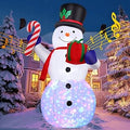 8 FT Christmas Snowman Inflatable Yard Decoration