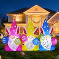 6.4 FT Easter Gnome Inflatable Yard Decoration