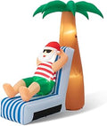 6FT Christmas Santa Claus Inflatable Yard Decoration