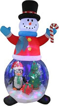 8 FT Christmas Snowman Inflatable Yard Decoration