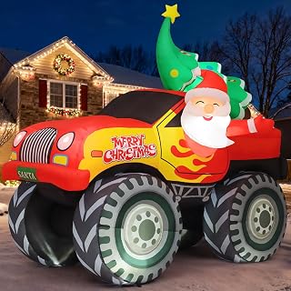 7.2 FT Christmas Santa Claus Inflatable Yard Decoration