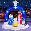 7 FT Christmas Nativity Scene Inflatable Yard Decoration