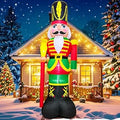 12FT Christmas Nutcracker Inflatable Yard Decoration